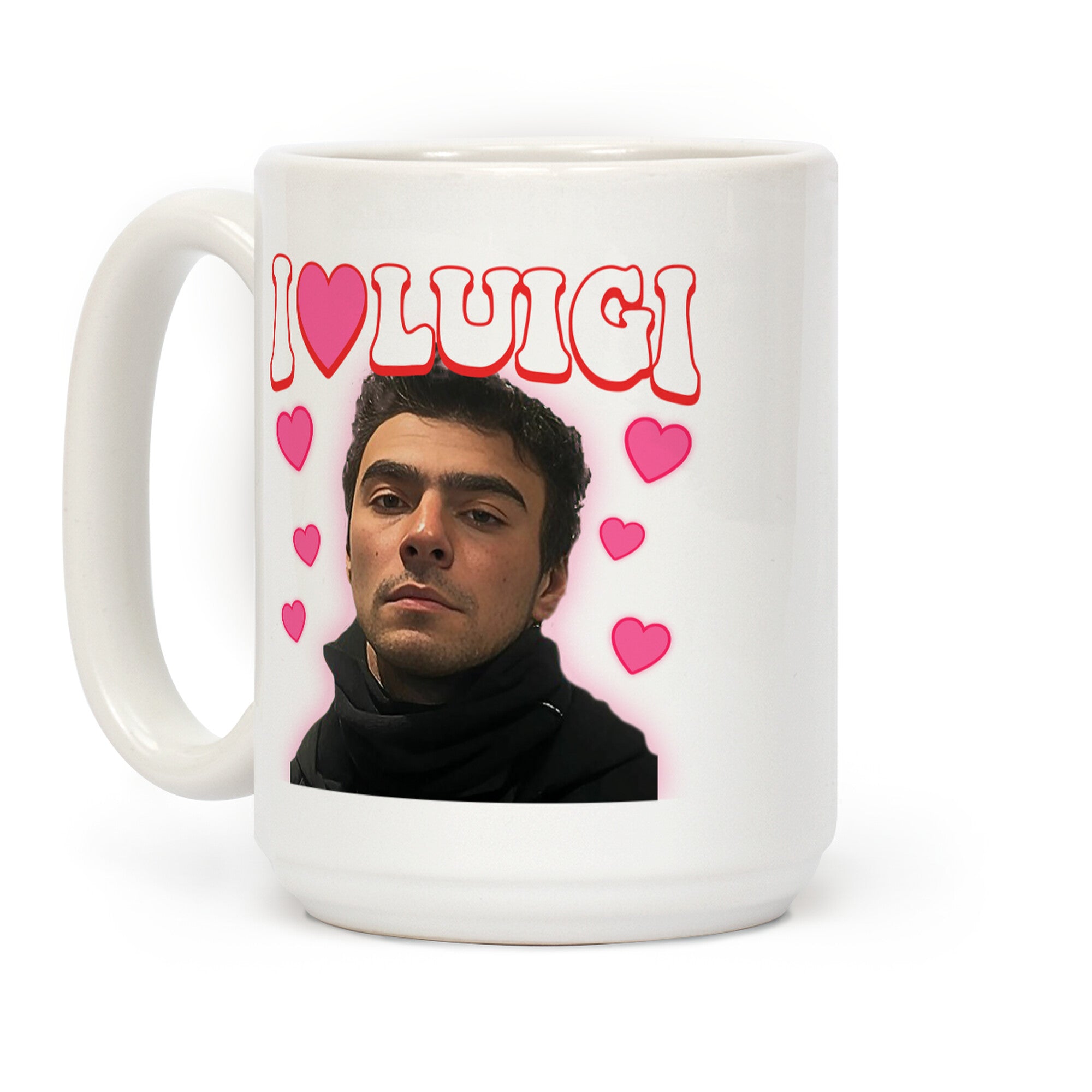 I Love Luigi Mangione Coffee Mug